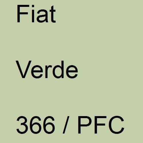 Fiat, Verde, 366 / PFC.